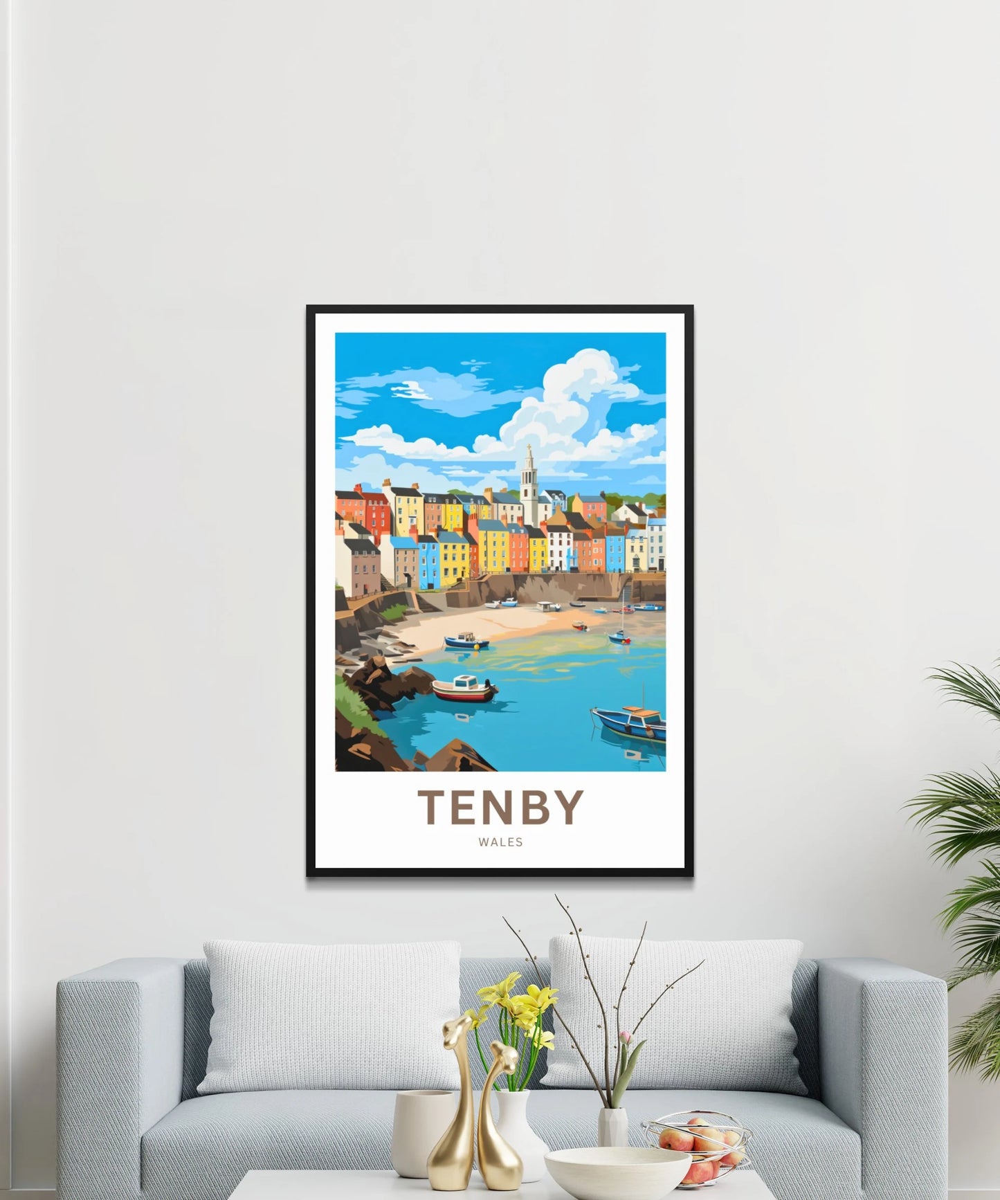 Tenby Travel Poster