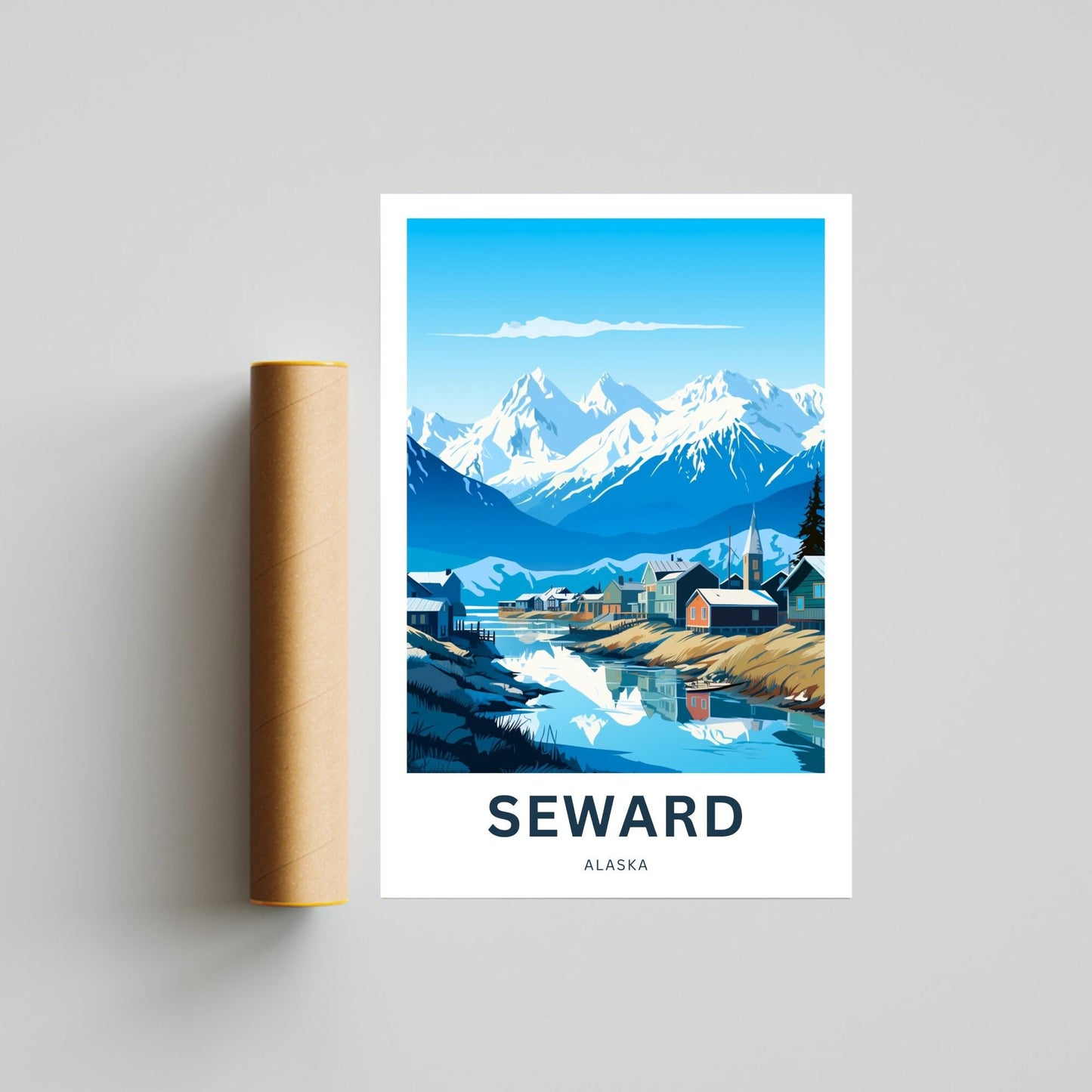 Seward Travel Poster