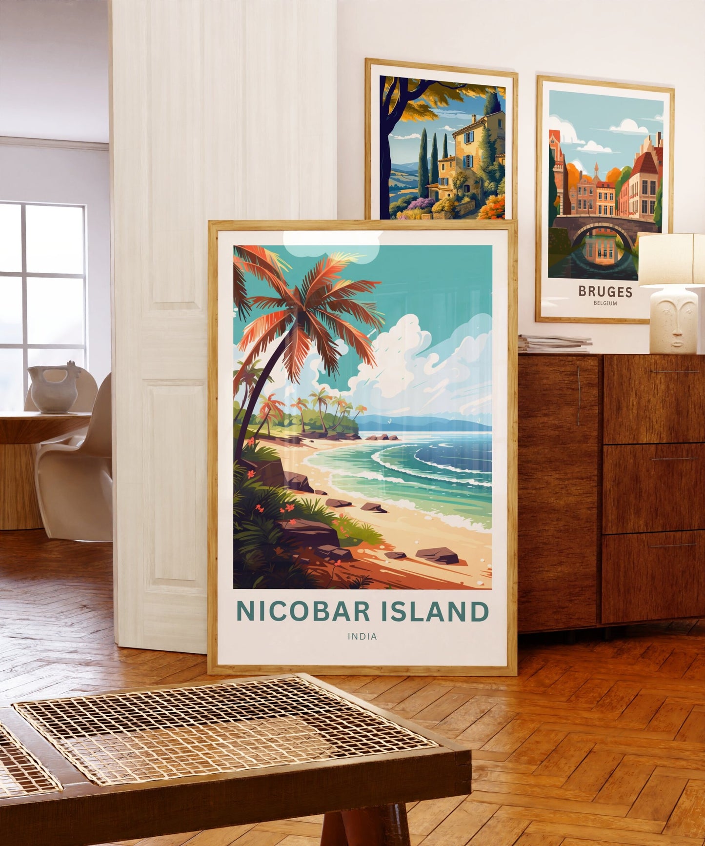 Nicobar Island Travel Poster