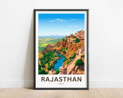 Rajasthan Travel Poster