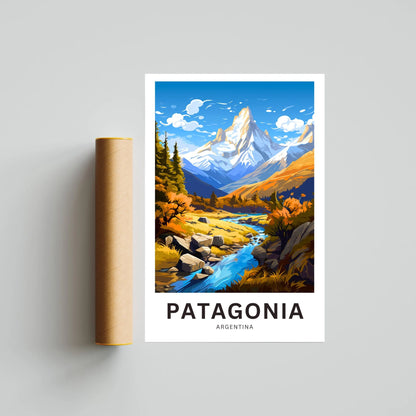 Patagonia Travel Poster