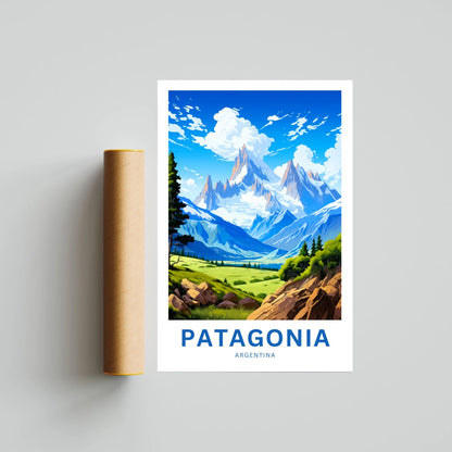 Patagonia Travel Poster