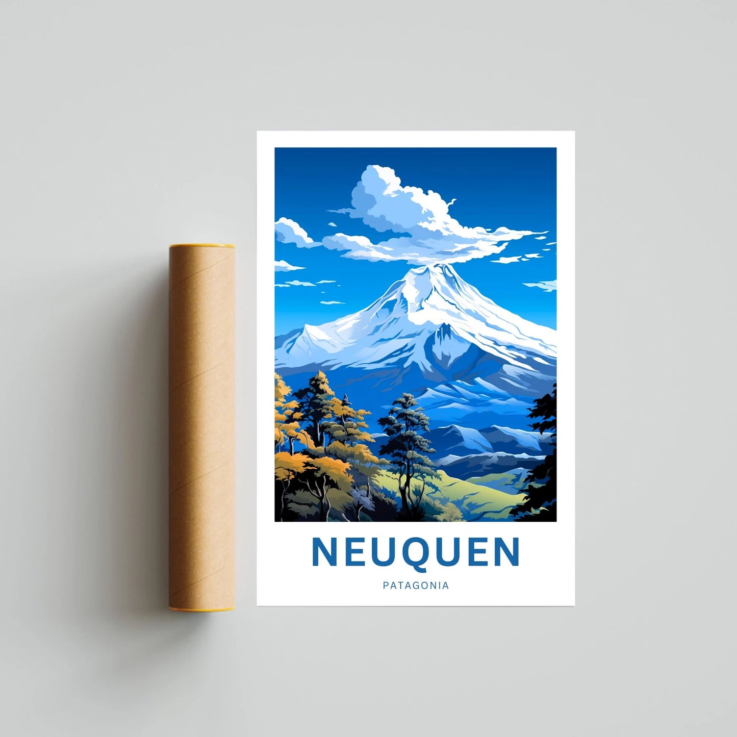 Neuquen Travel Poster