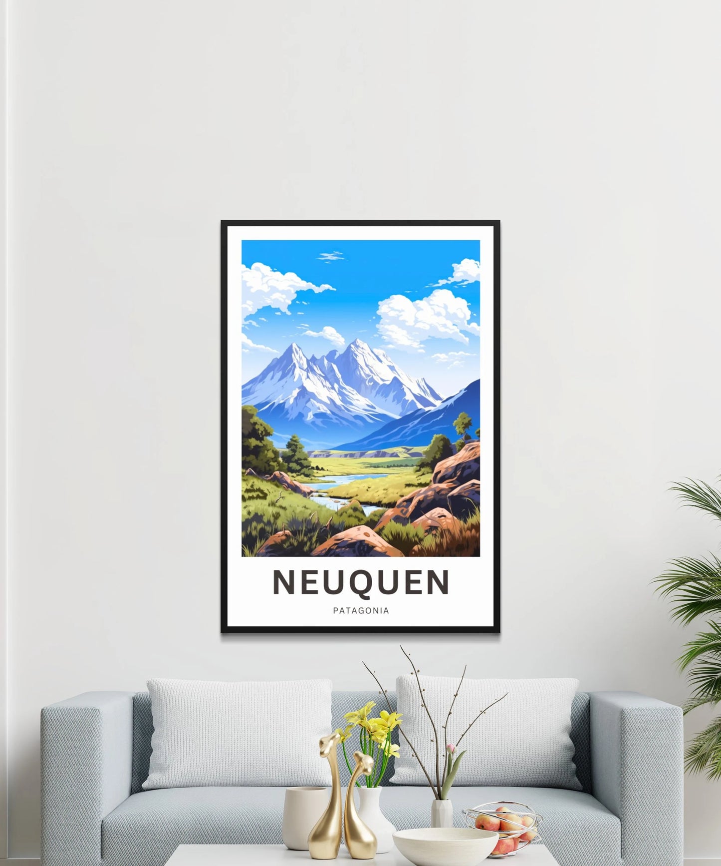 Neuquen Travel Poster