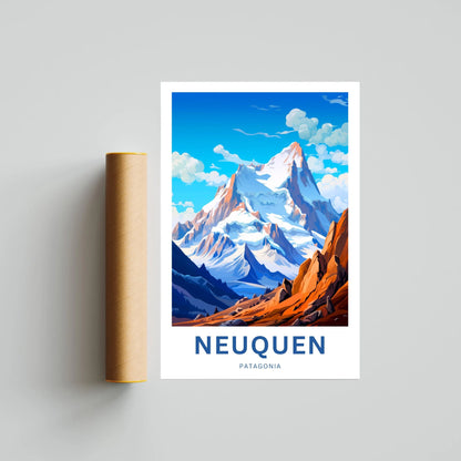 Neuquen Travel Poster