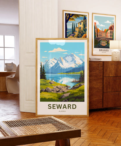 Seward Travel Poster