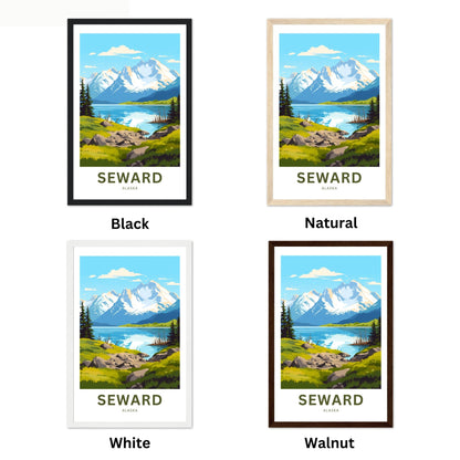 Seward Travel Poster