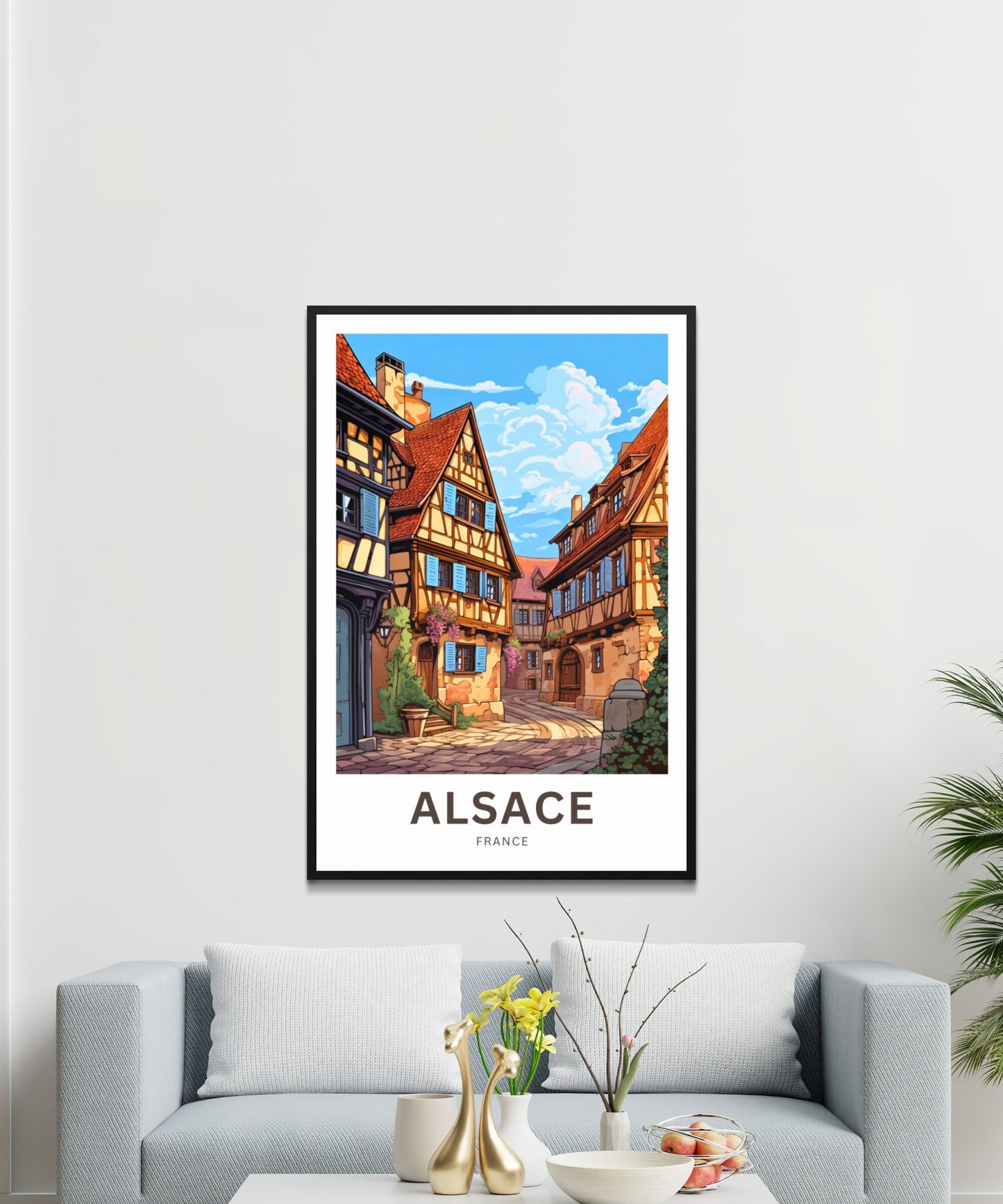 Alsace Travel Poster