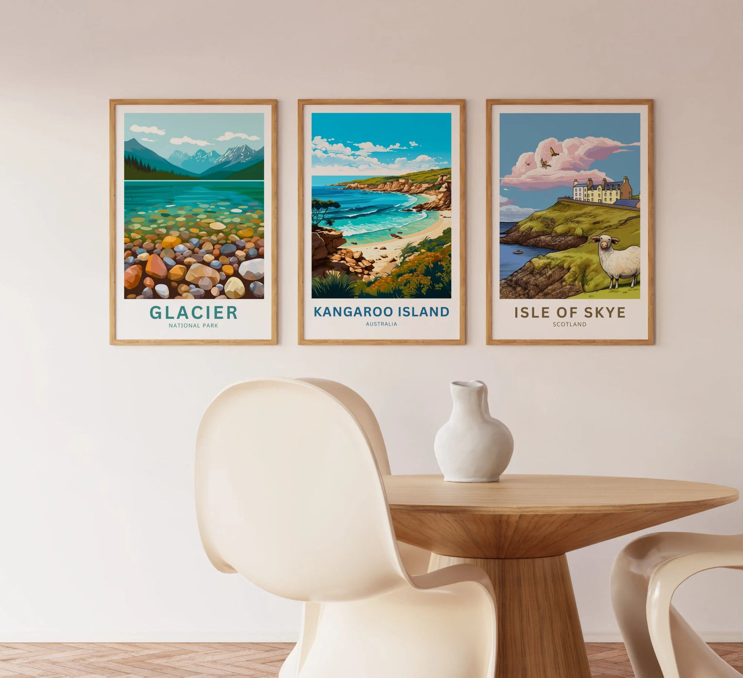 Kangaroo Island Travel Poster
