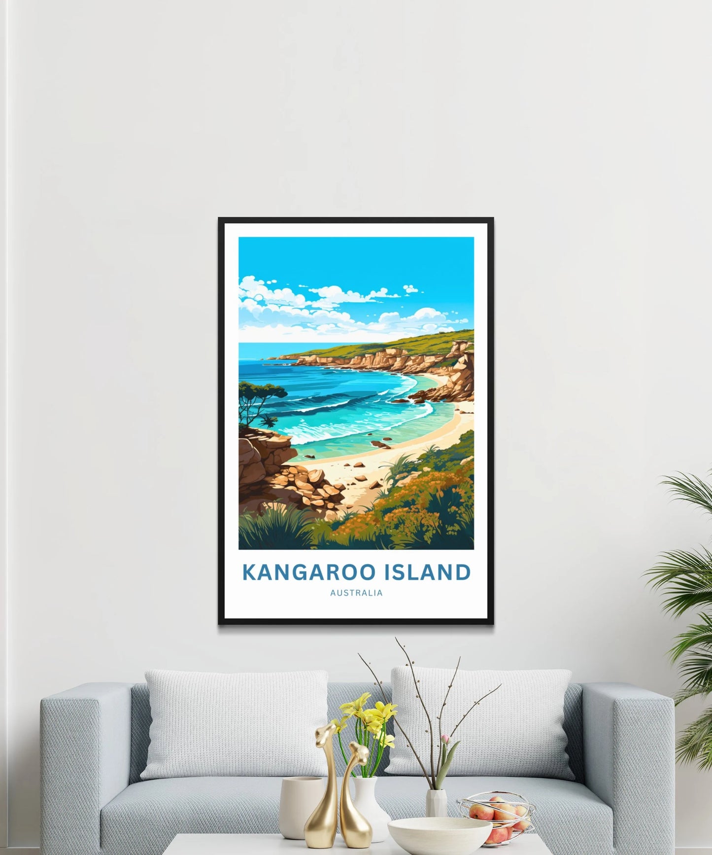 Kangaroo Island Travel Poster