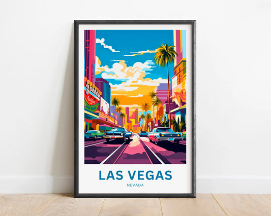 Las Vegas Travel Poster