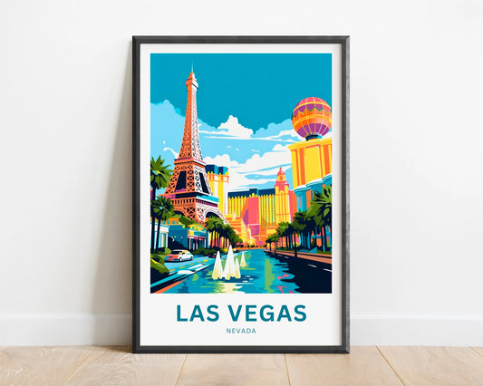 Las Vegas Travel Poster
