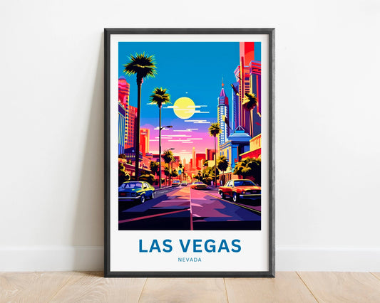 Las Vegas Travel Poster