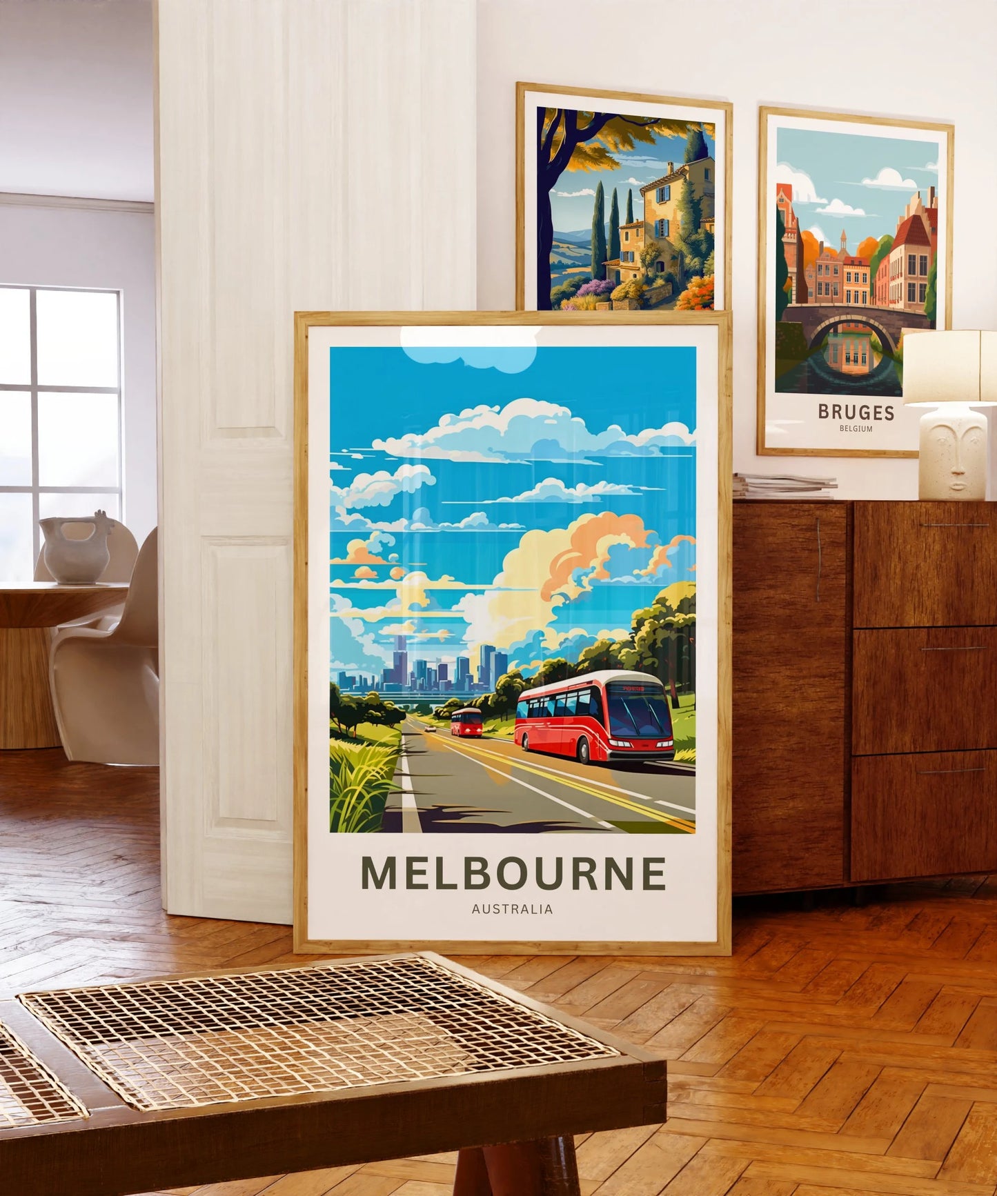 Melbourne Travel Poster