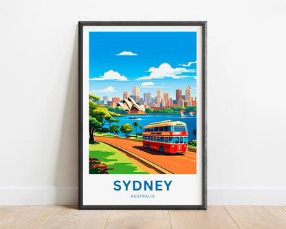 Sydney Travel Poster