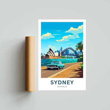 Sydney Travel Poster