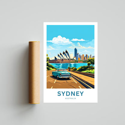 Sydney Travel Poster