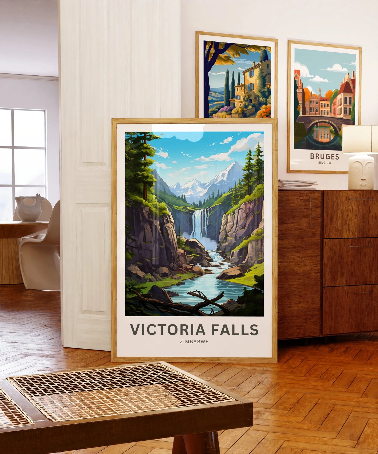 Victoria Falls Travel Poster