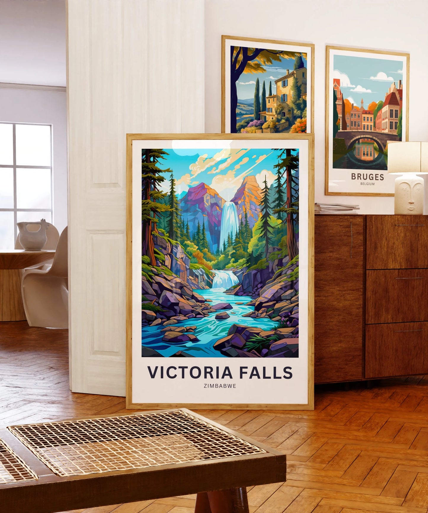 Victoria Falls Travel Poster