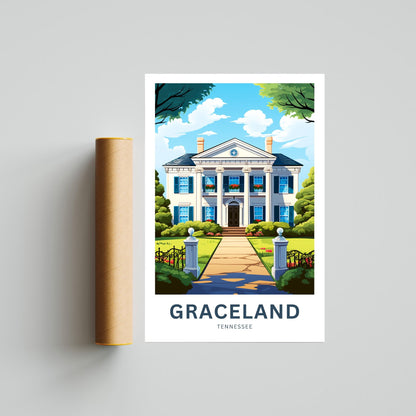 Graceland Travel Poster