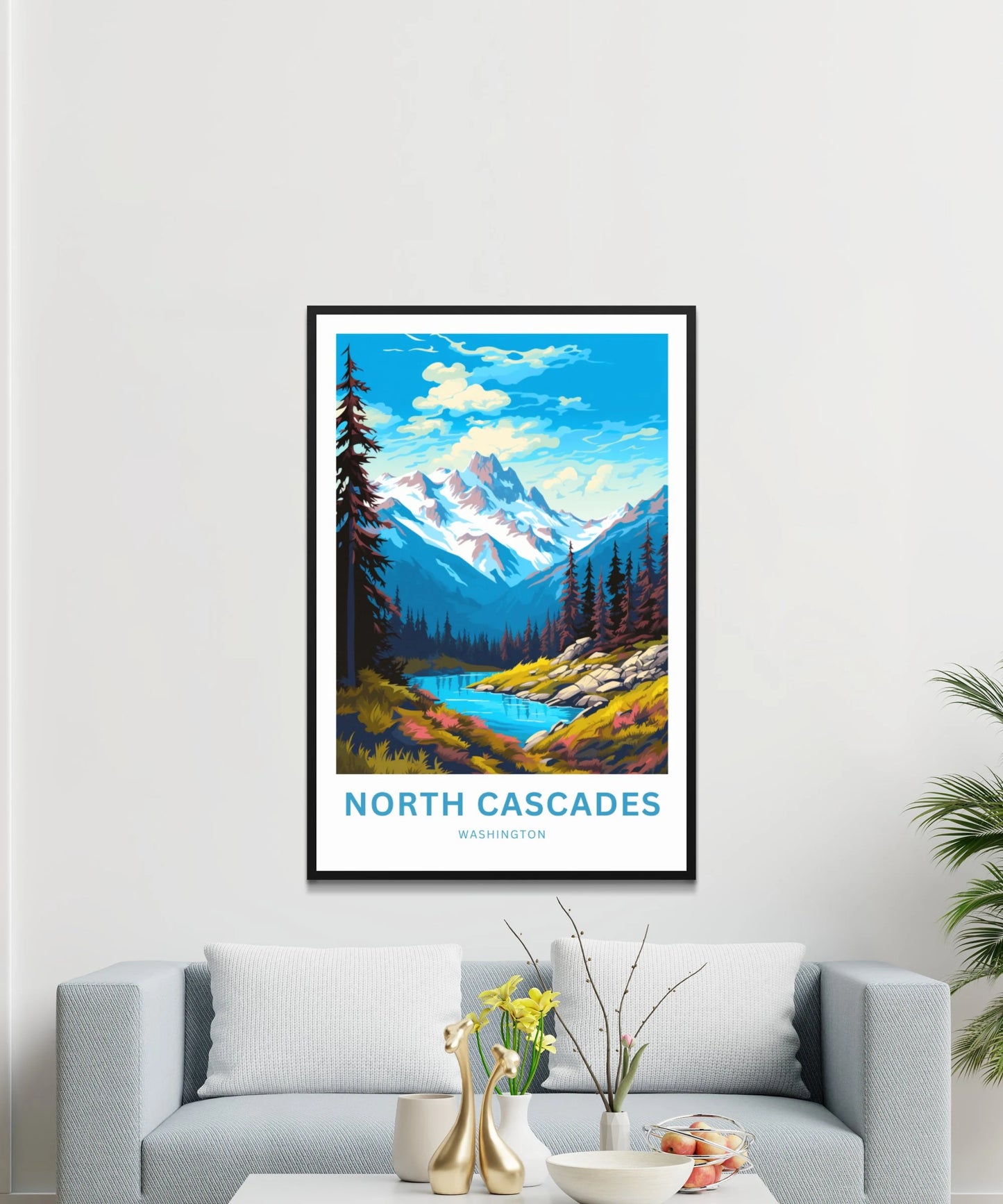 North Cascades Travel Poster