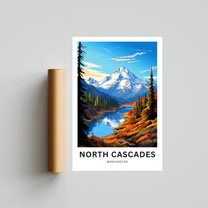 North Cascades Travel Poster