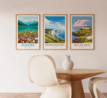 Seven Sister Travel Poster