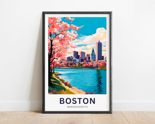Boston Travel Poster