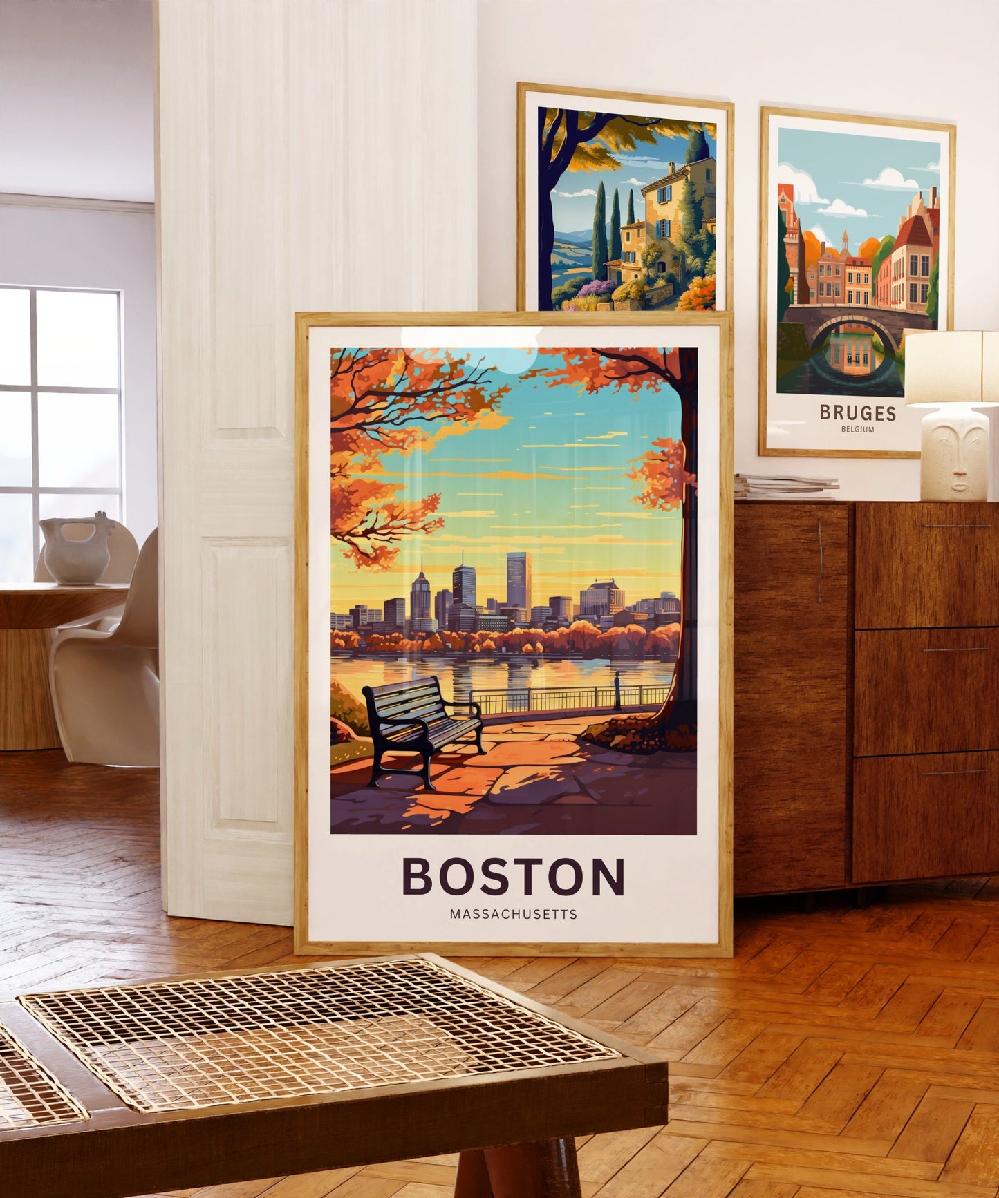 Boston Travel Poster