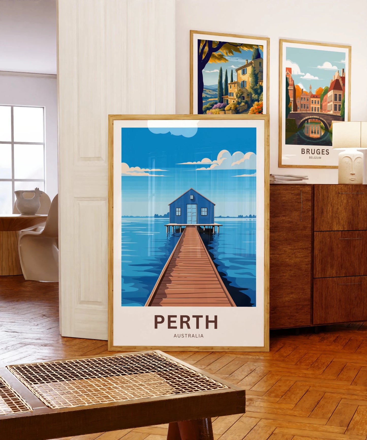 Perth Travel Poster