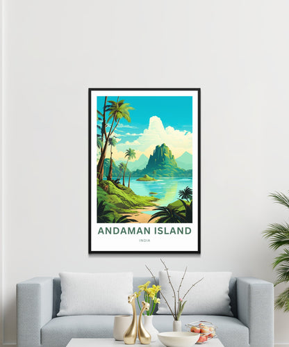 Andaman Island Travel Poster