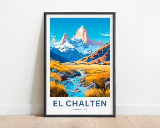 El Chalten Travel Poster