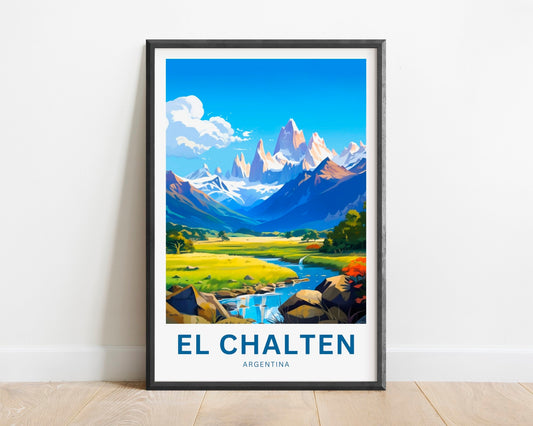 El Chalten Travel Poster
