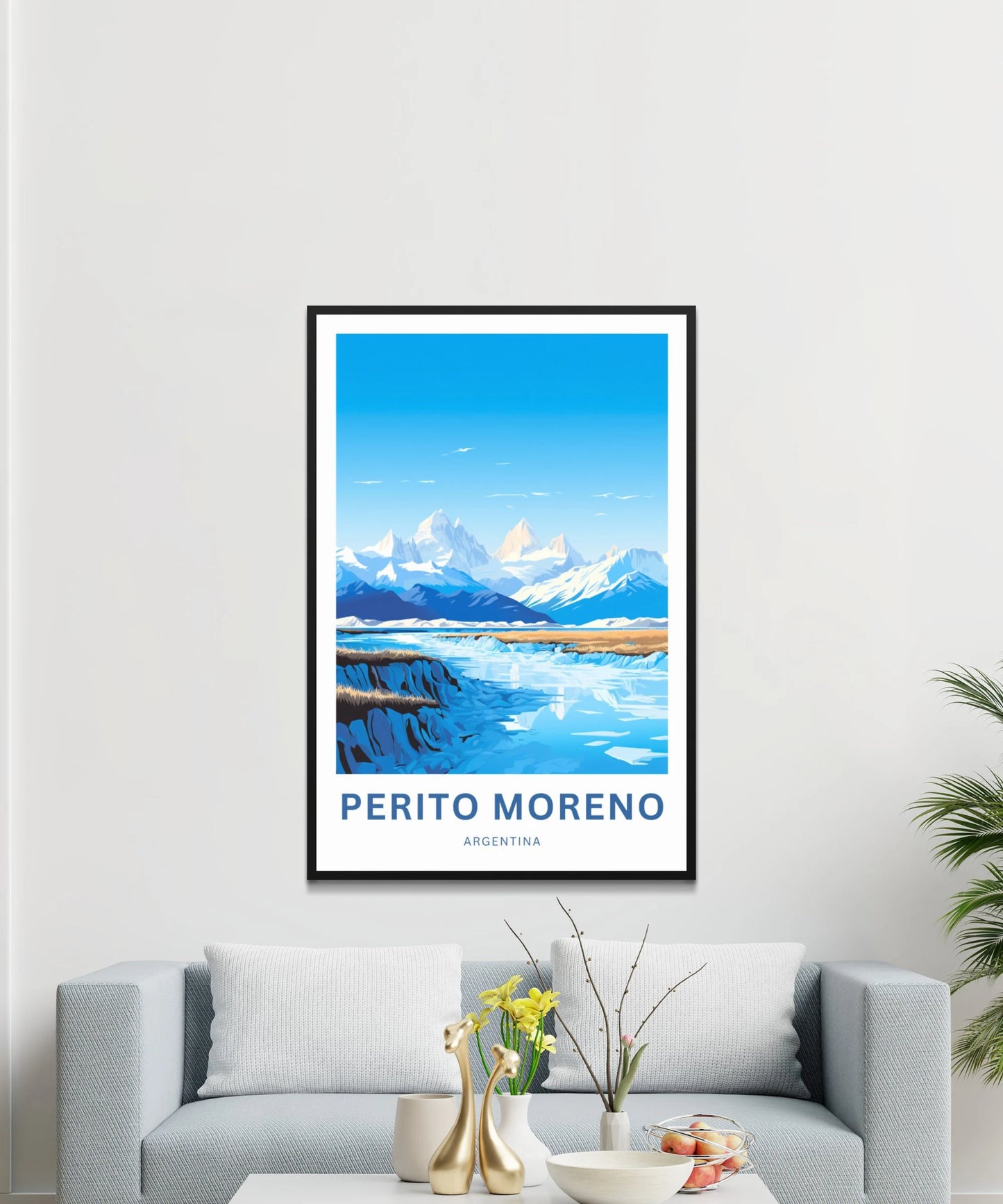 Perito Moreno Travel Poster