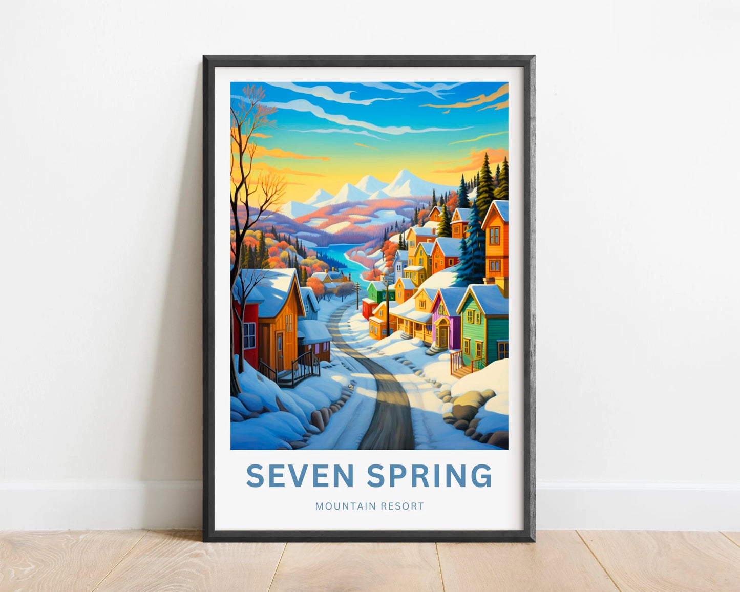 Seven Spring Travel Poster