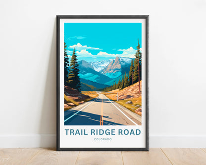 Trail Ridge Road Travel Poster