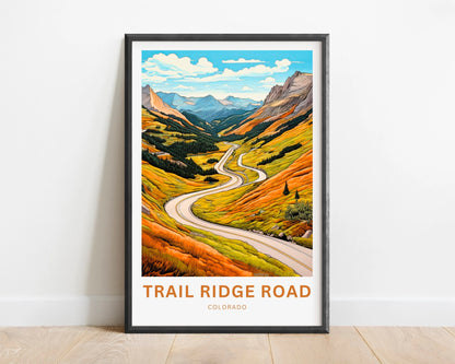 Trail Ridge Road Travel Poster