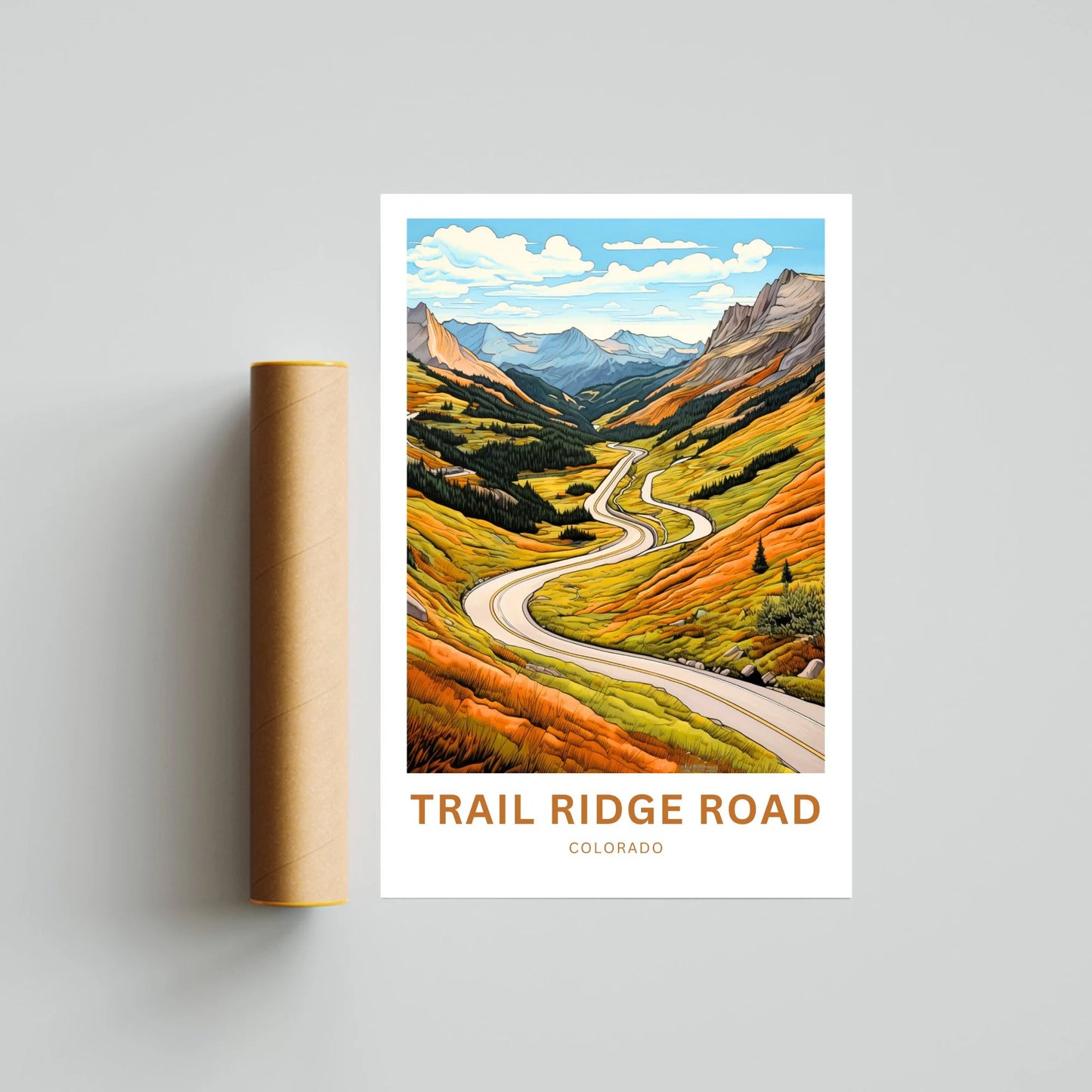 Trail Ridge Road Travel Poster