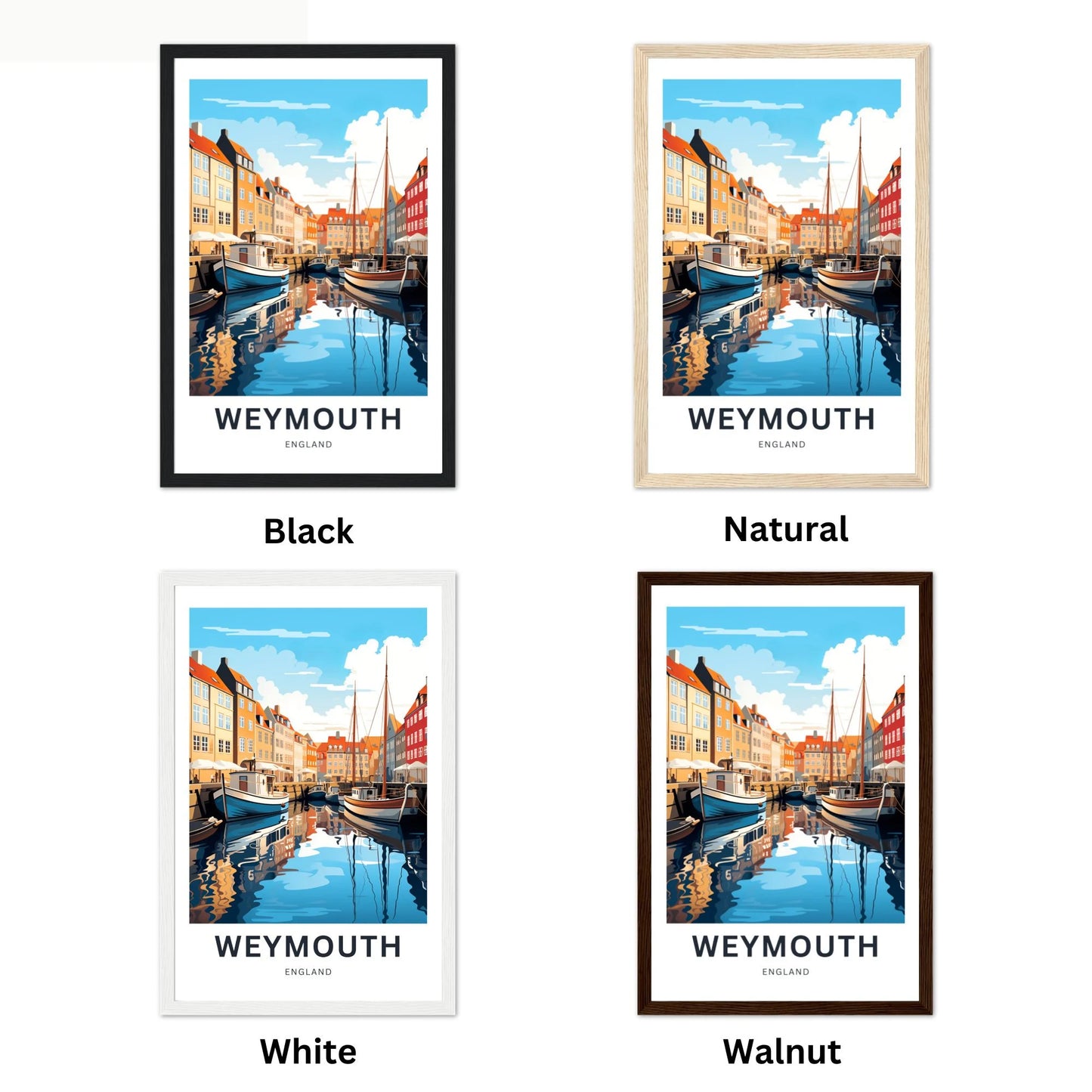 Weymouth Travel Poster