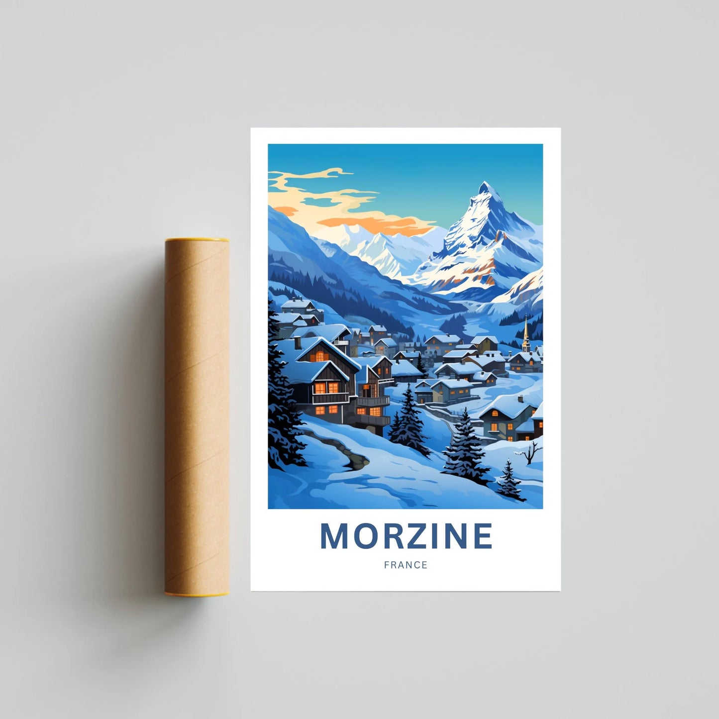 Morzine Travel Poster