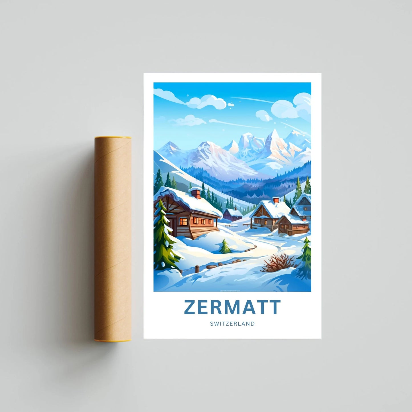 Zermatt Travel Poster