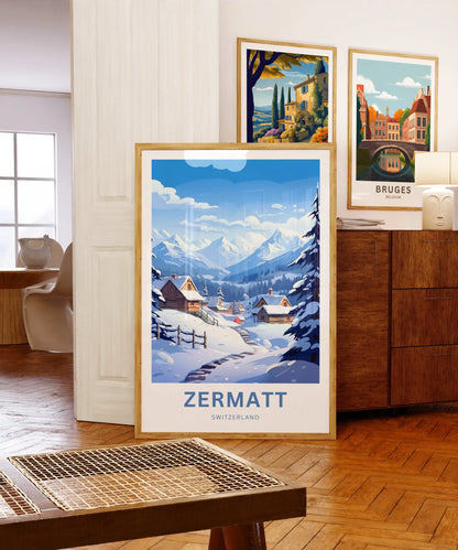 Zermatt Travel Poster