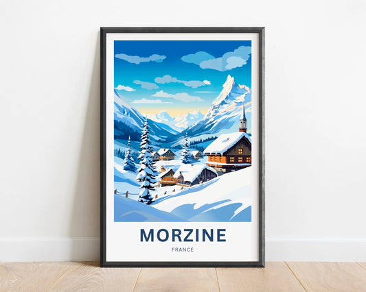 Morzine Travel Poster