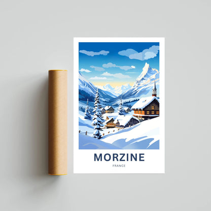 Morzine Travel Poster