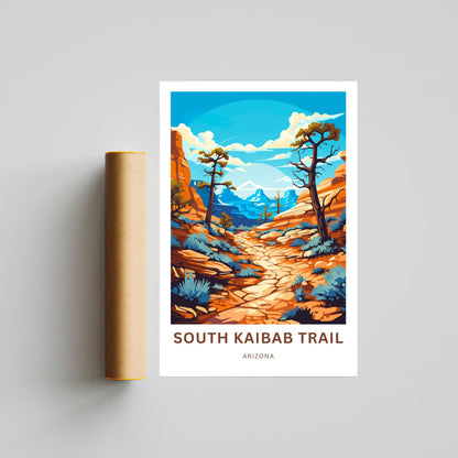 South Kaibab Travel Poster