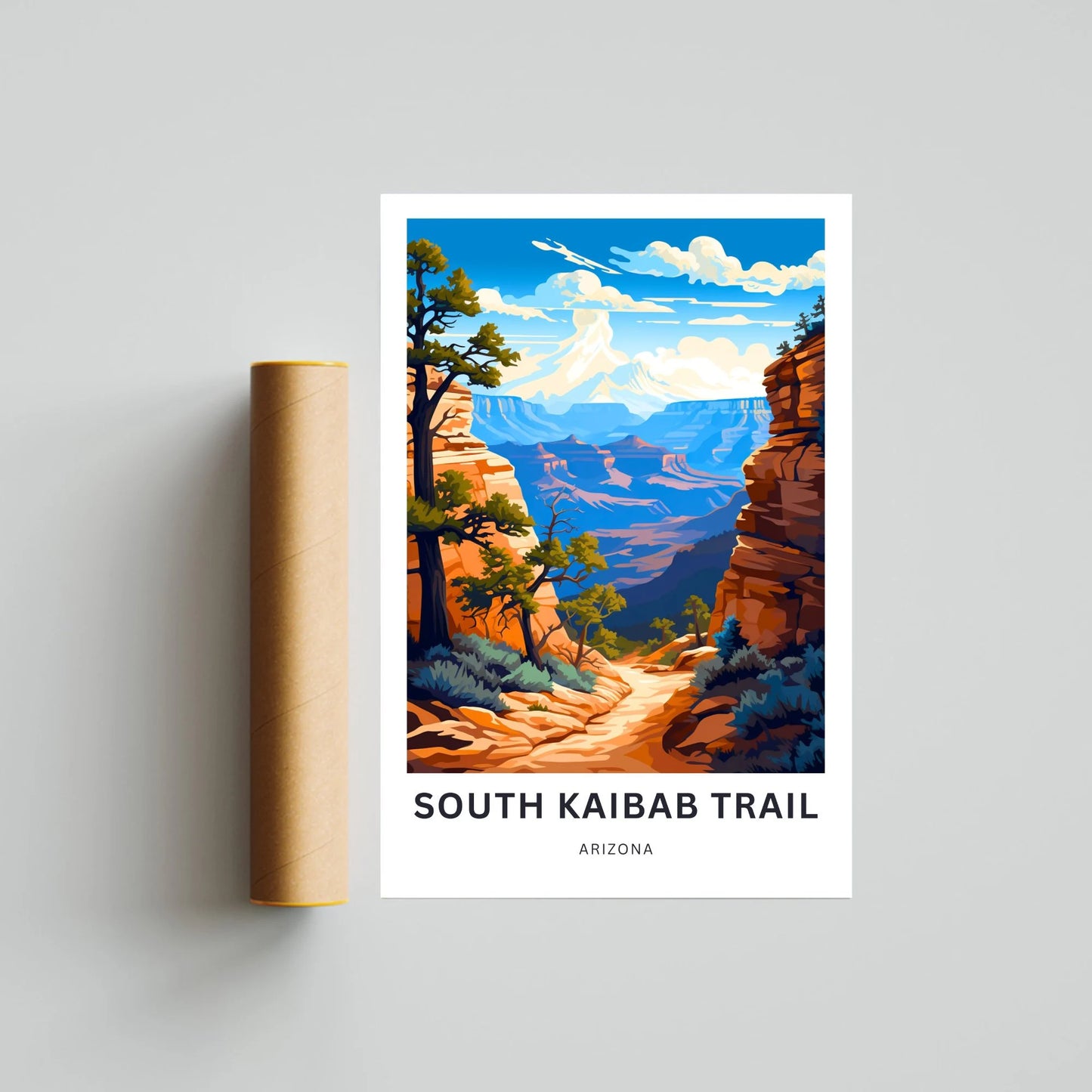 South Kaibab Travel Poster