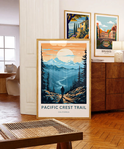 Pacific Crest Travel Poster