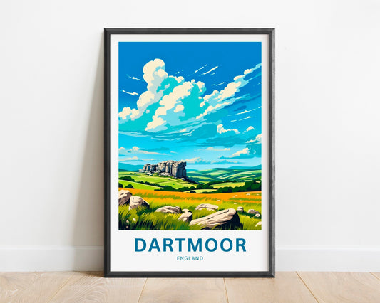 Dartmoor Travel Poster