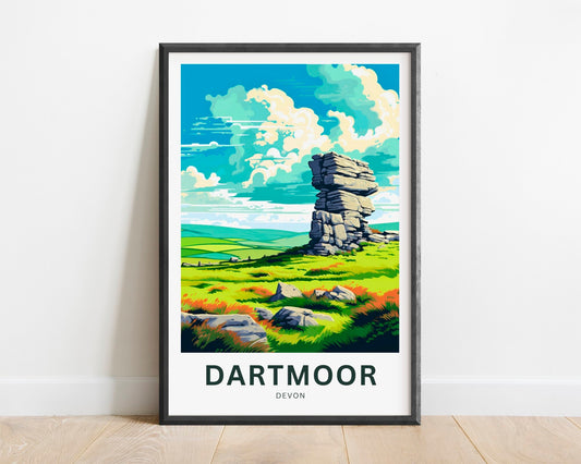 Dartmoor Travel Poster