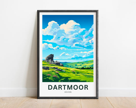 Dartmoor Travel Poster
